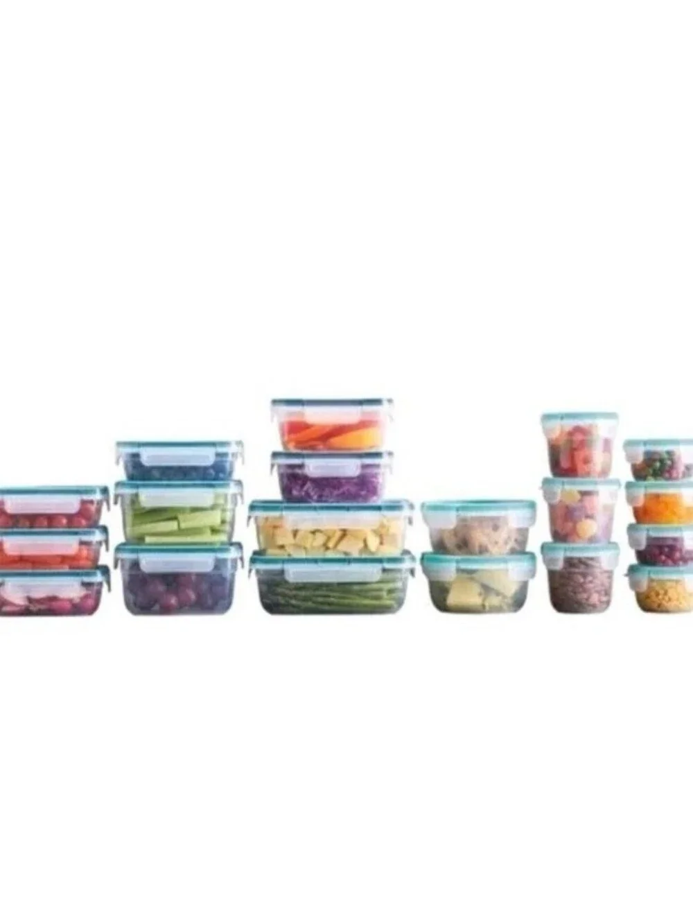 Snapware 38 Pc Plastic Food Storage Container Set BPA Free Kitchen Snaplock Lids
